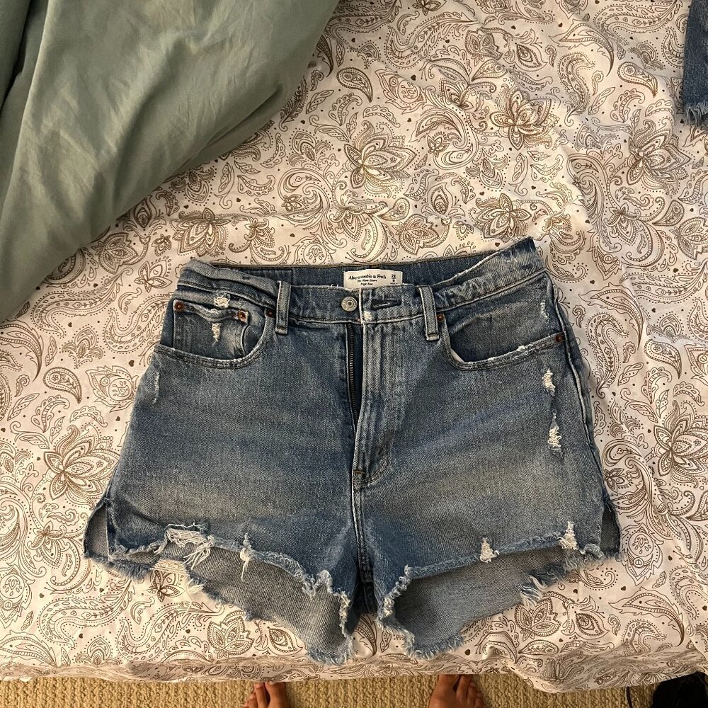 Abercrombie Denim Mom Shorts